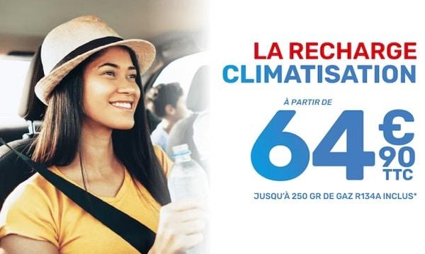 VOTRE RECHARGE CLIMATISATION À PARTIR DE 64€90